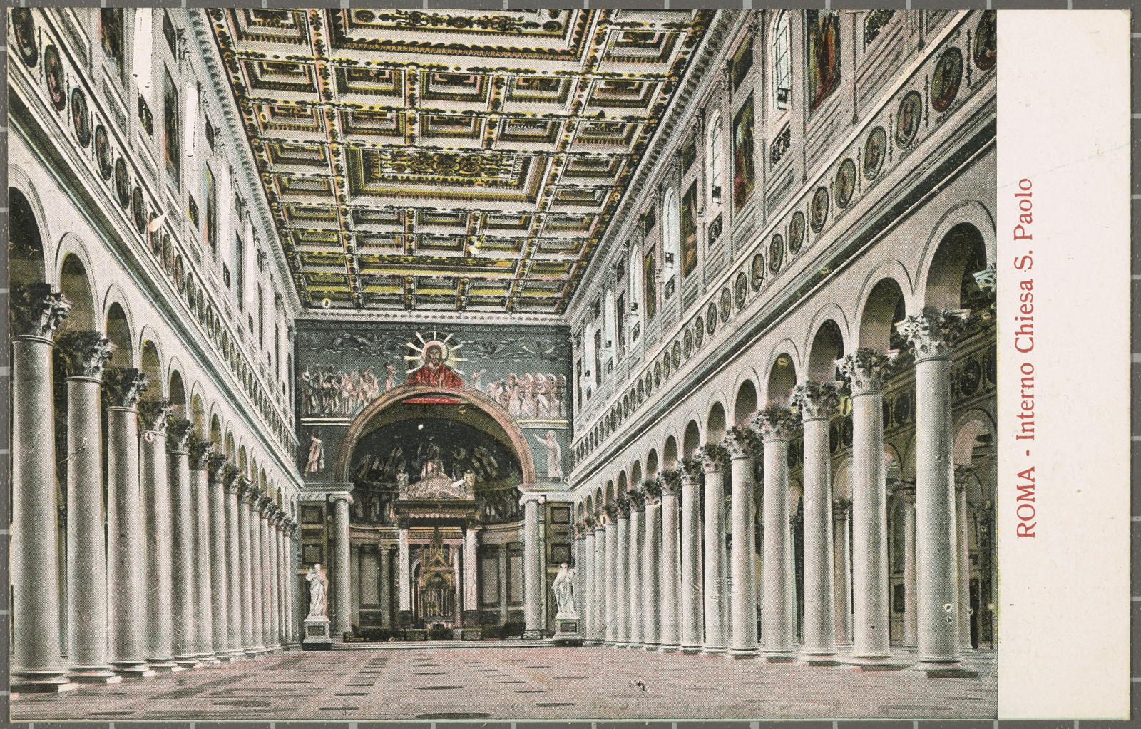 Desconegut, ROMA - Interno Chiesa S. Paolo
