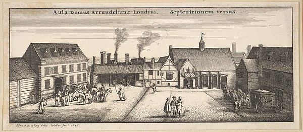 Wenceslaus Hollar, Arundel House from the North (copy)