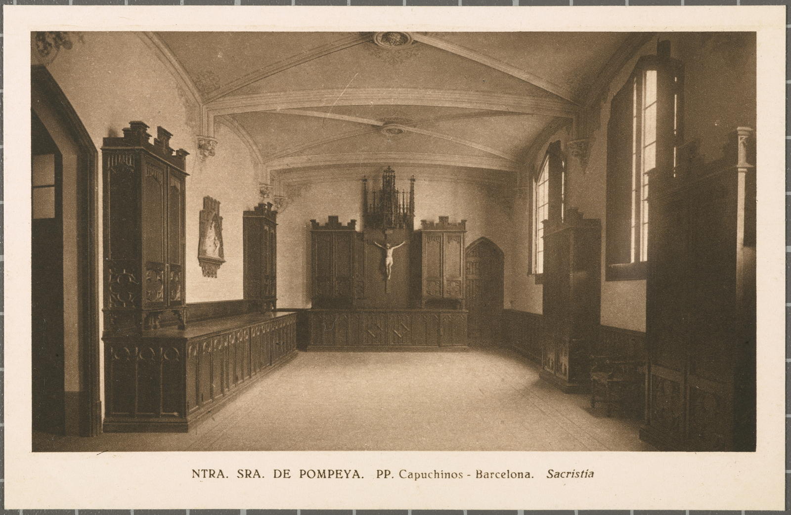 Desconegut, NTRA. SRA. DE POMPEYA. PP. Capuchinos - Barcelona. Sacristia