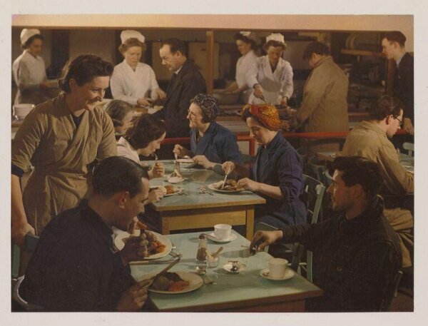 Hinde, John Wilfrid, View of the Canteen