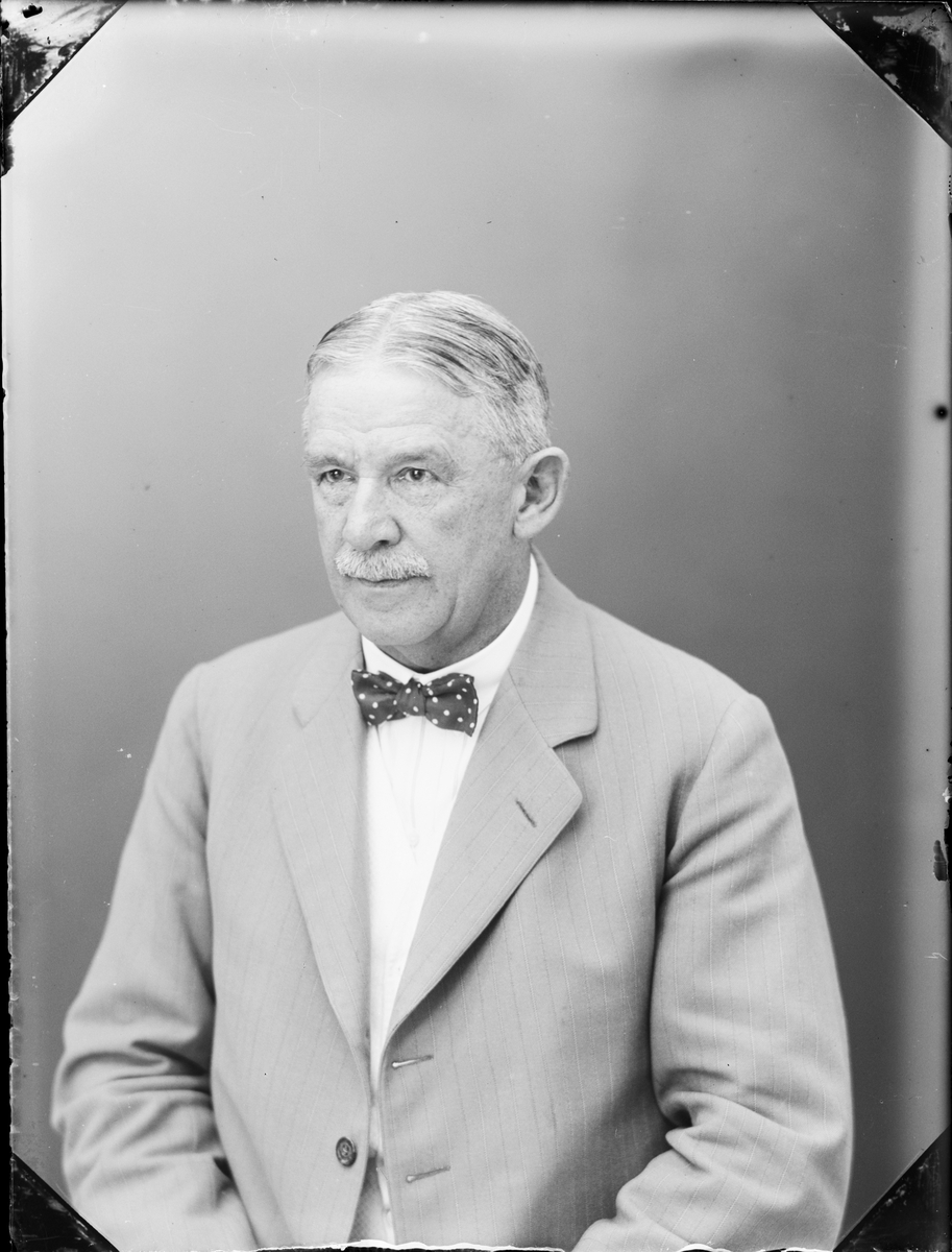 Skötsner-Edhlund, Ateljéporträtt - man, Östhammar, Uppland