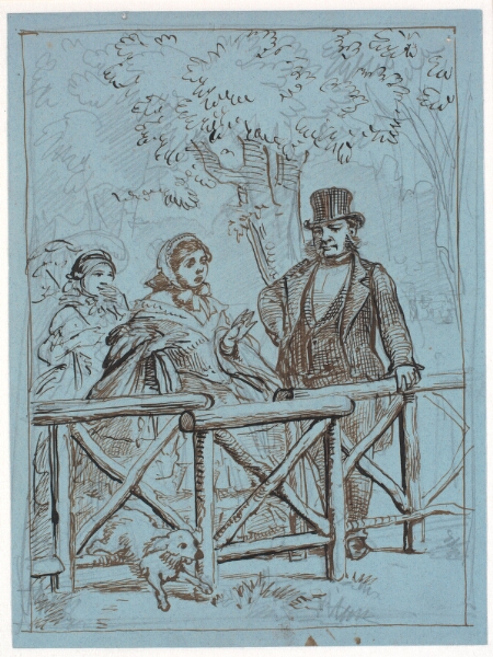Wilhelm Marstrand, Krinolinens besværligheder