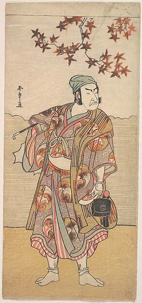 Katsukawa Shunshō　勝川春章, The First Nakamura Nakazō in the Role of Shimada no Hachizō