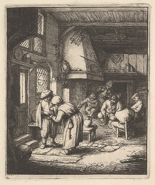 Adriaen van Ostade, Peasant Paying his Bill