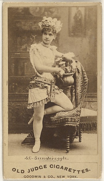 Goodwin & Company, Sundereggle, from the Actors and Actresses series (N171) for Old Judge Cigarettes