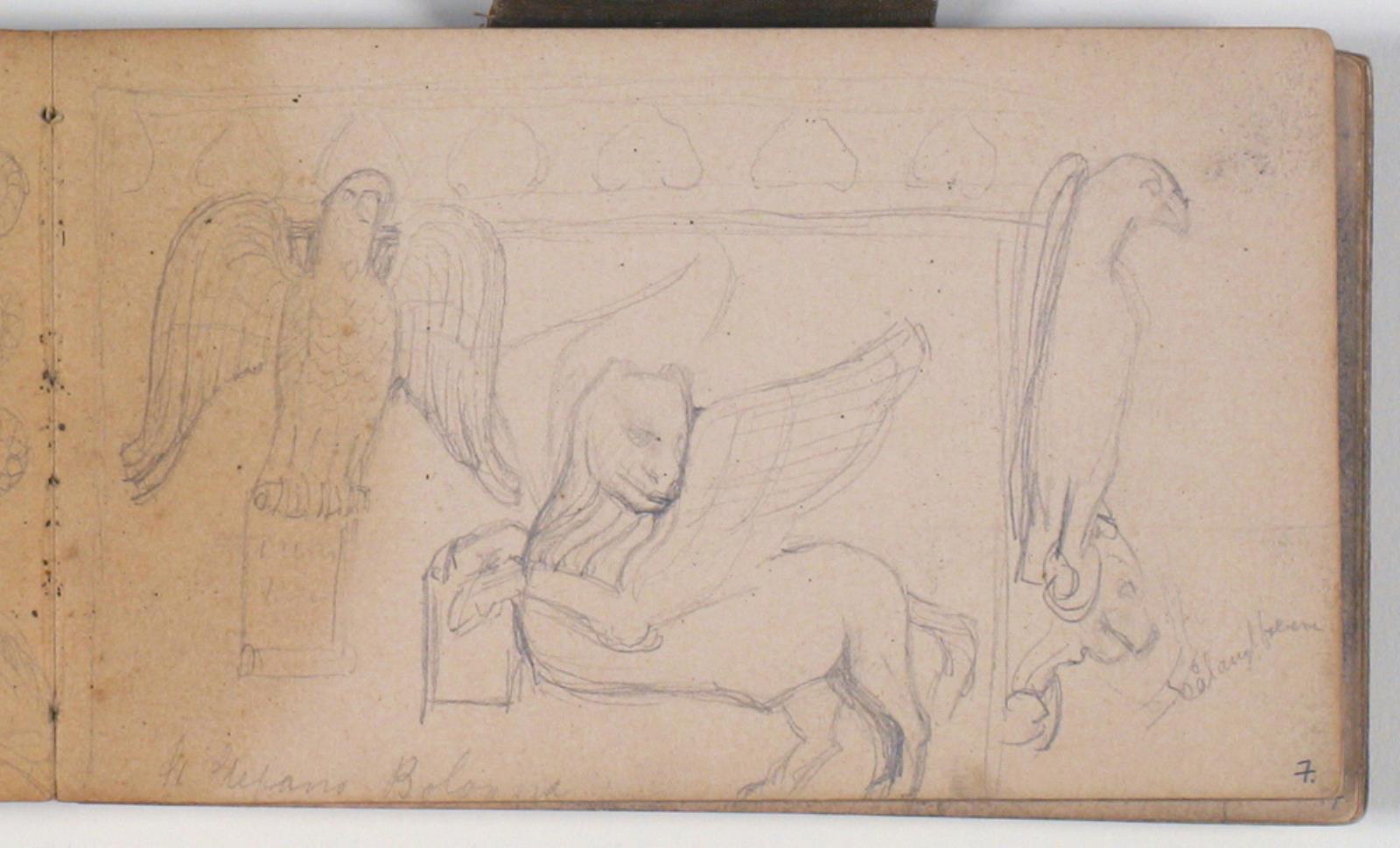 Niels Larsen Stevns, Skulpturelle detaljer fra S. Stefano, Bologna