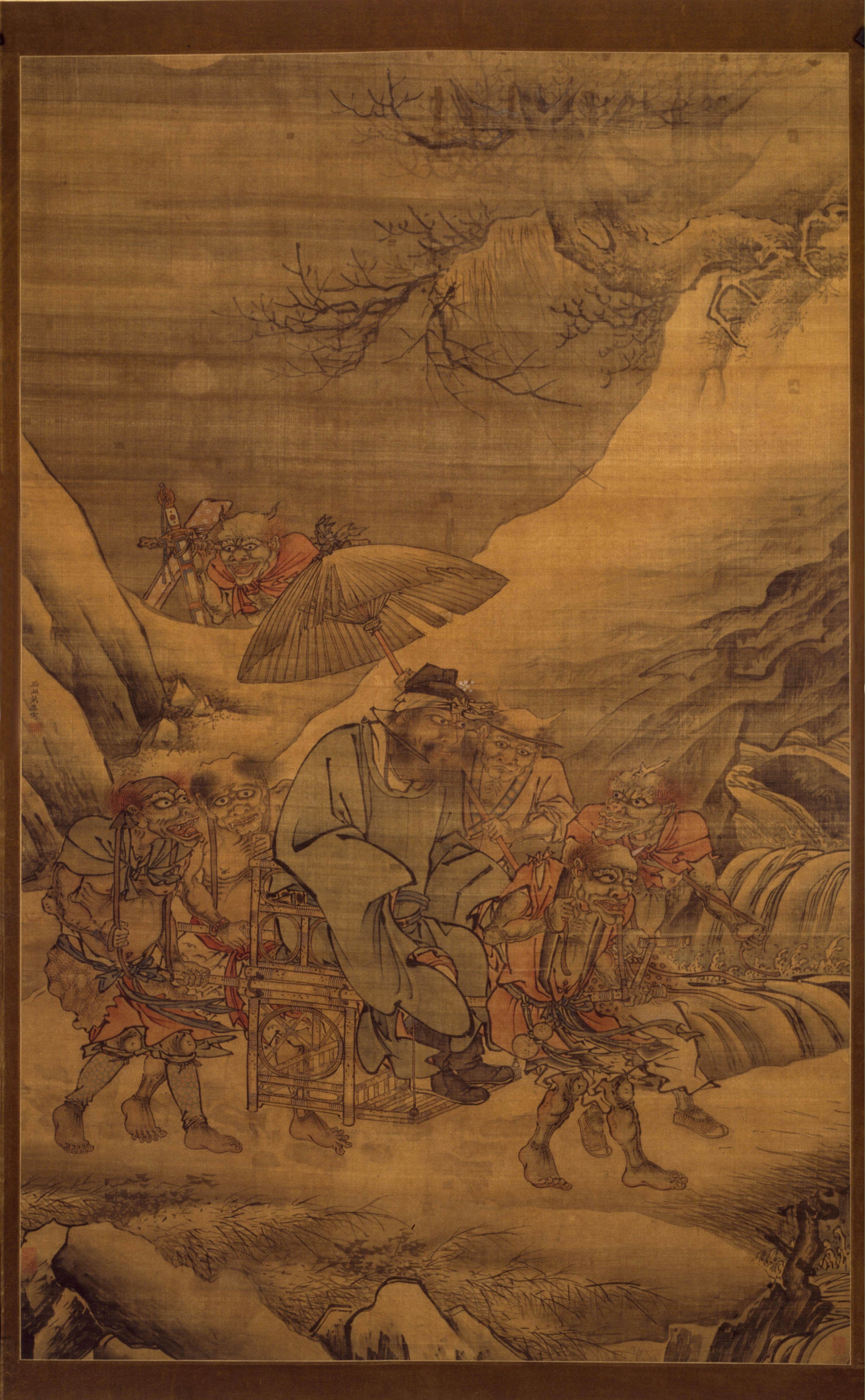 Dai Jin, The Night Excursion of Zhong Kui