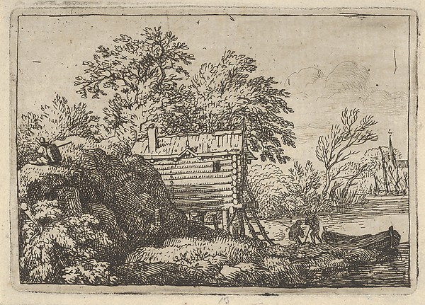 Allart van Everdingen, The Fisherman's Hut