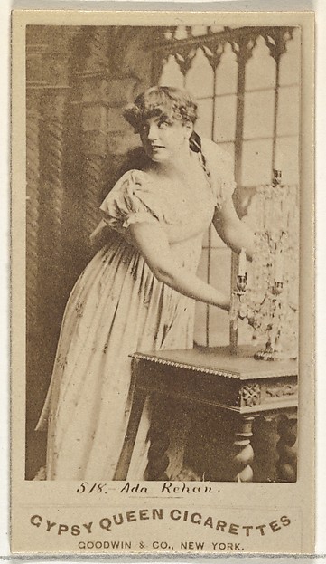 Goodwin & Company, Ada Rehan, from the Actors and Actresses series (N171) for Gypsy Queen Cigarettes