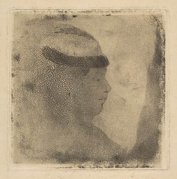Edgar Degas, Head of a Woman in Profile