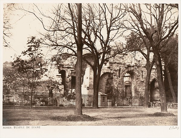 Edouard Baldus, Nîmes, Temple de Diane