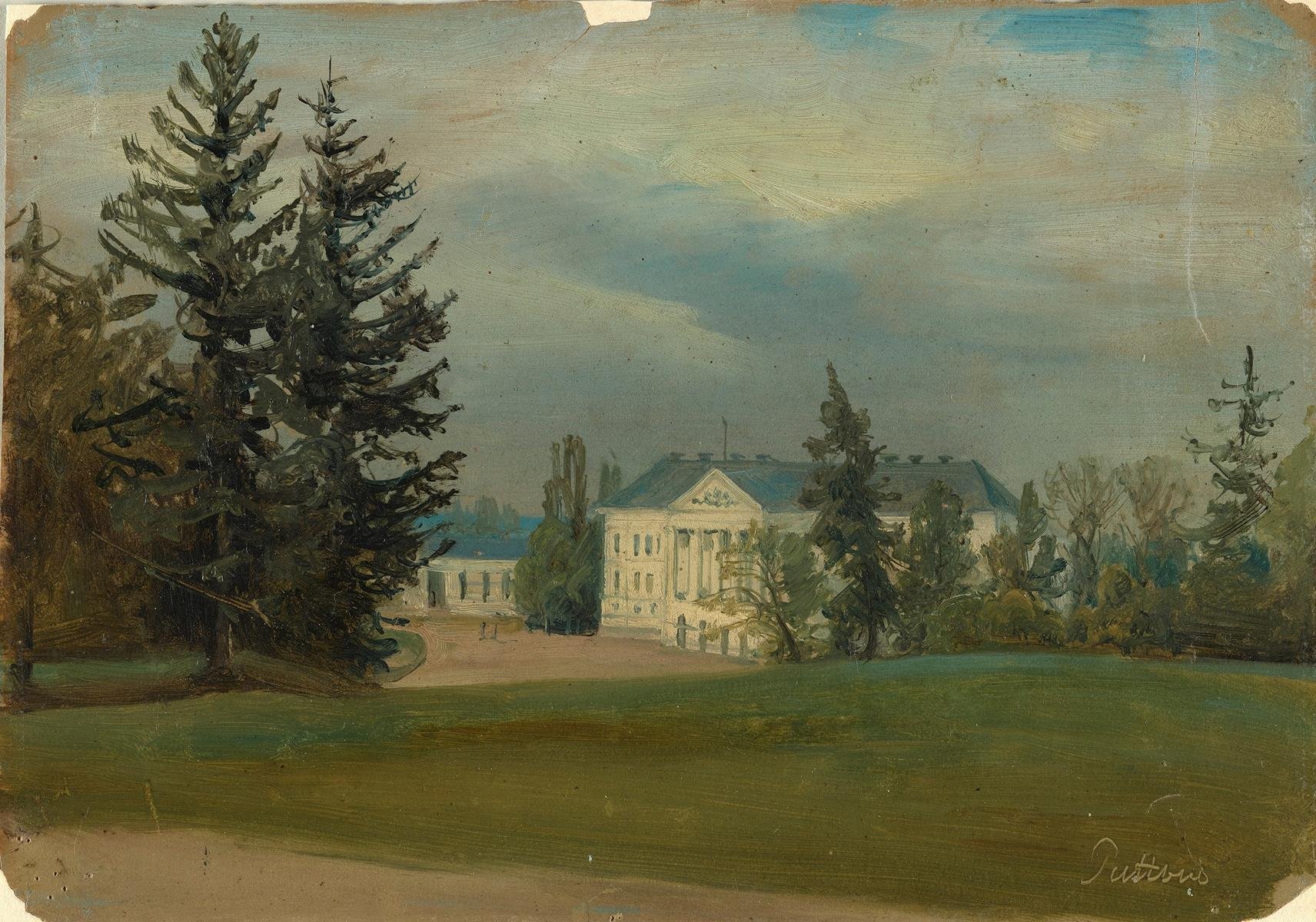 Carl Krüger (Maler), Schloss und Park Putbus auf Rügen