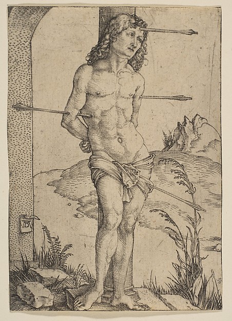 Albrecht Dürer, Saint Sebastian Bound to the Column