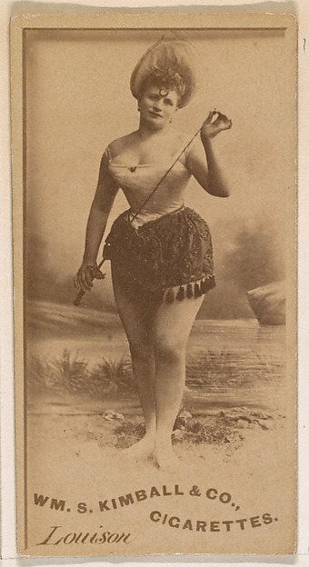 William S. Kimball & Company, Miss Louison, from the Actresses series (N203) issued by Wm. S. Kimball & Co.