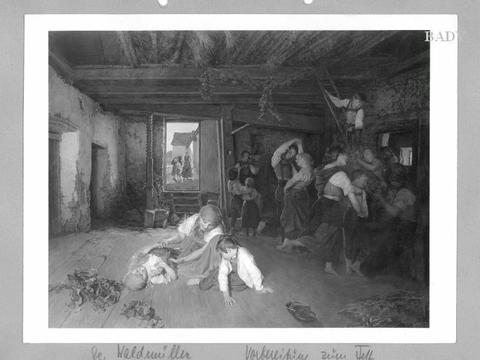 Ferdinand Georg Waldmüller, Playnig and dancing children