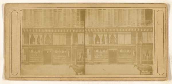 Unknown, [French storefront]