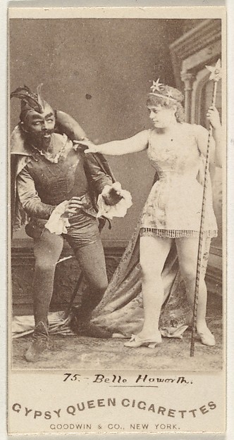 Goodwin & Company, Belle Howorth, from the Actors and Actresses series (N171) for Gypsy Queen Cigarettes