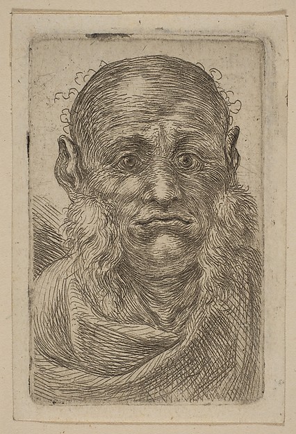 Stefano della Bella, Head of Old Man