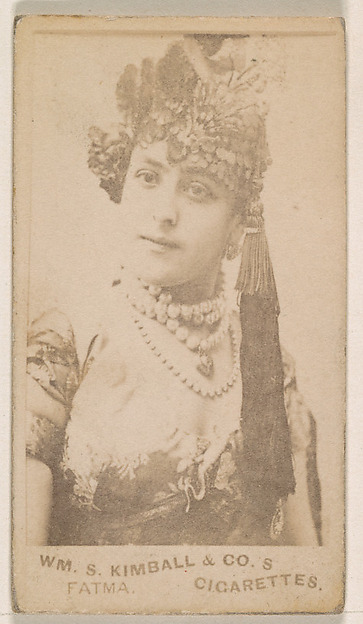 William S. Kimball & Company, Miss Fatma, from the Actresses series (N203) issued by Wm. S. Kimball & Co.