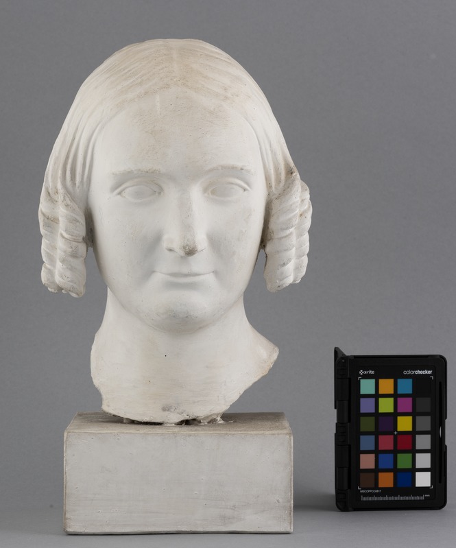19. artist of the century (author) Unidentified, Wife of Admiral F.Lütke. Portreebüst fragment