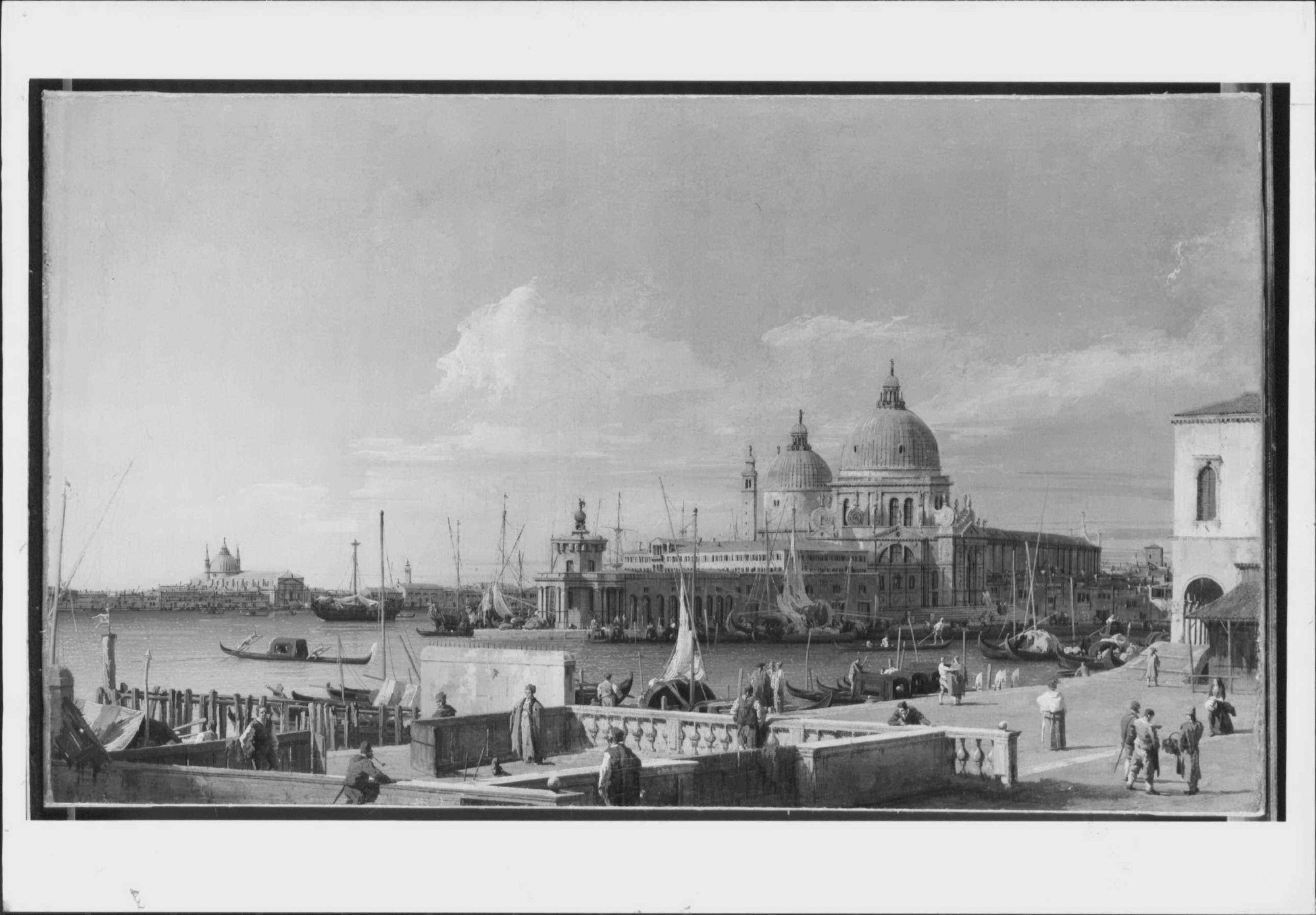 Canaletto, Venice: The Molo towards the Dogana and Santa Maria della Salute