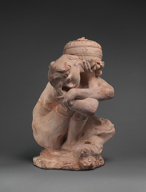 Auguste Rodin, Fallen Caryatid Carrying an Urn