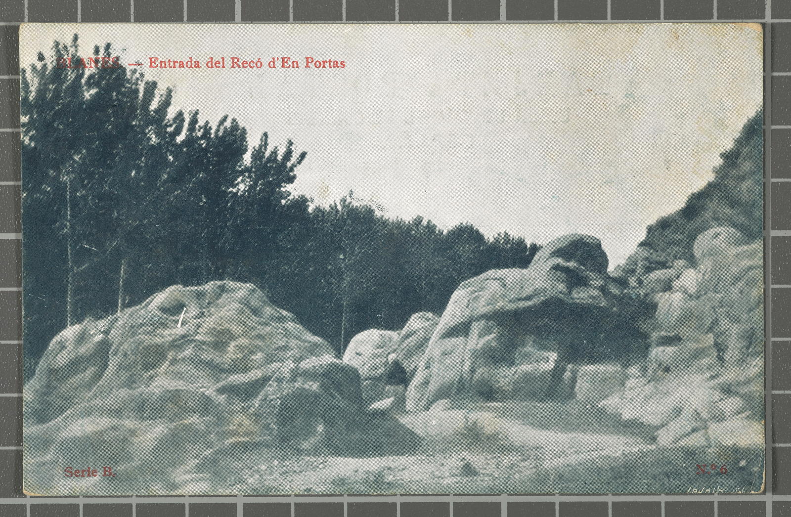 Desconegut, Blanes - Entrance of the Recó d’ En Portas