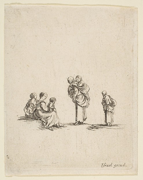 Stefano della Bella, Four Beggar Women