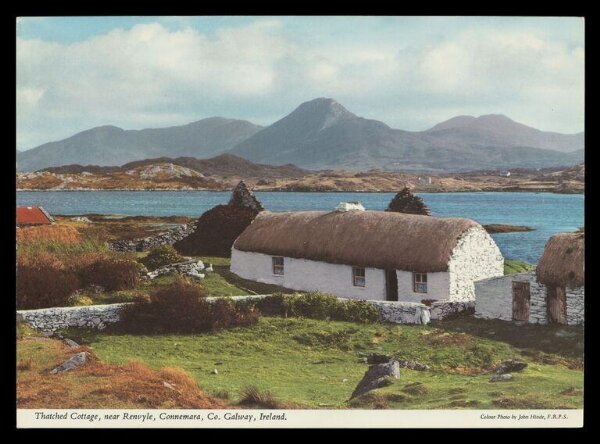Hinde, John Wilfrid, Thatched Cottage, near Renvyle, Connemara, Co. Galway, Ireland