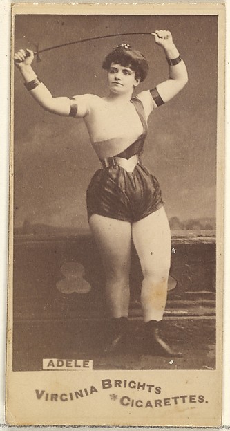 Allen & Ginter, Adele, from the Actors and Actresses series (N45, Type 1) for Virginia Brights Cigarettes