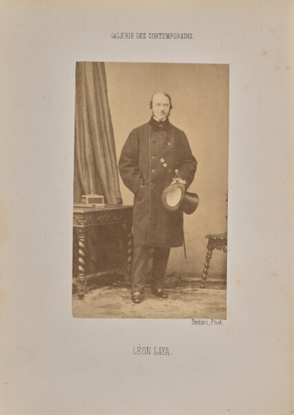 André Adolphe-Eugène Disdéri, Léon Laya