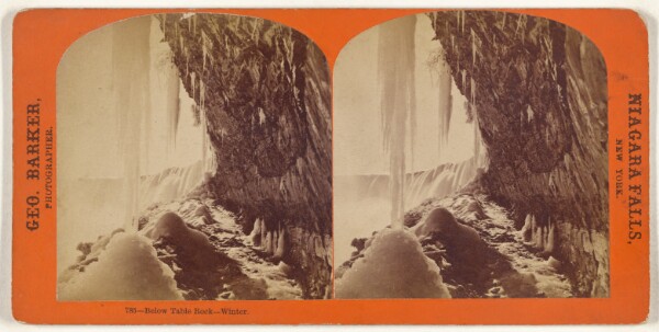 George Barker, Below Table Rock - Winter.