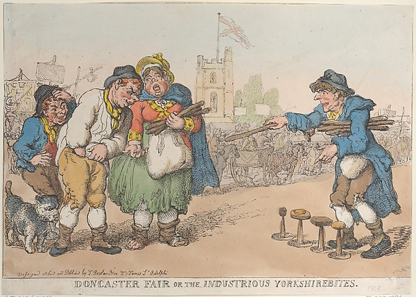 Thomas Rowlandson, Doncaster Fair or the Industrious Yorkshirebites