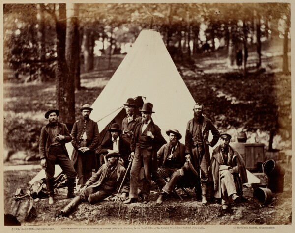 Alexander Gardner, Scouts and Guides to the Army of the Potomac