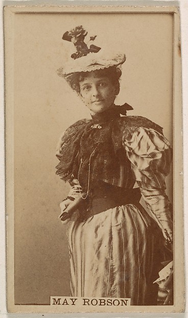 Kinney Brothers Tobacco Company, May Robson, from the Actresses series (N245) issued by Kinney Brothers to promote Sweet Caporal Cigarettes