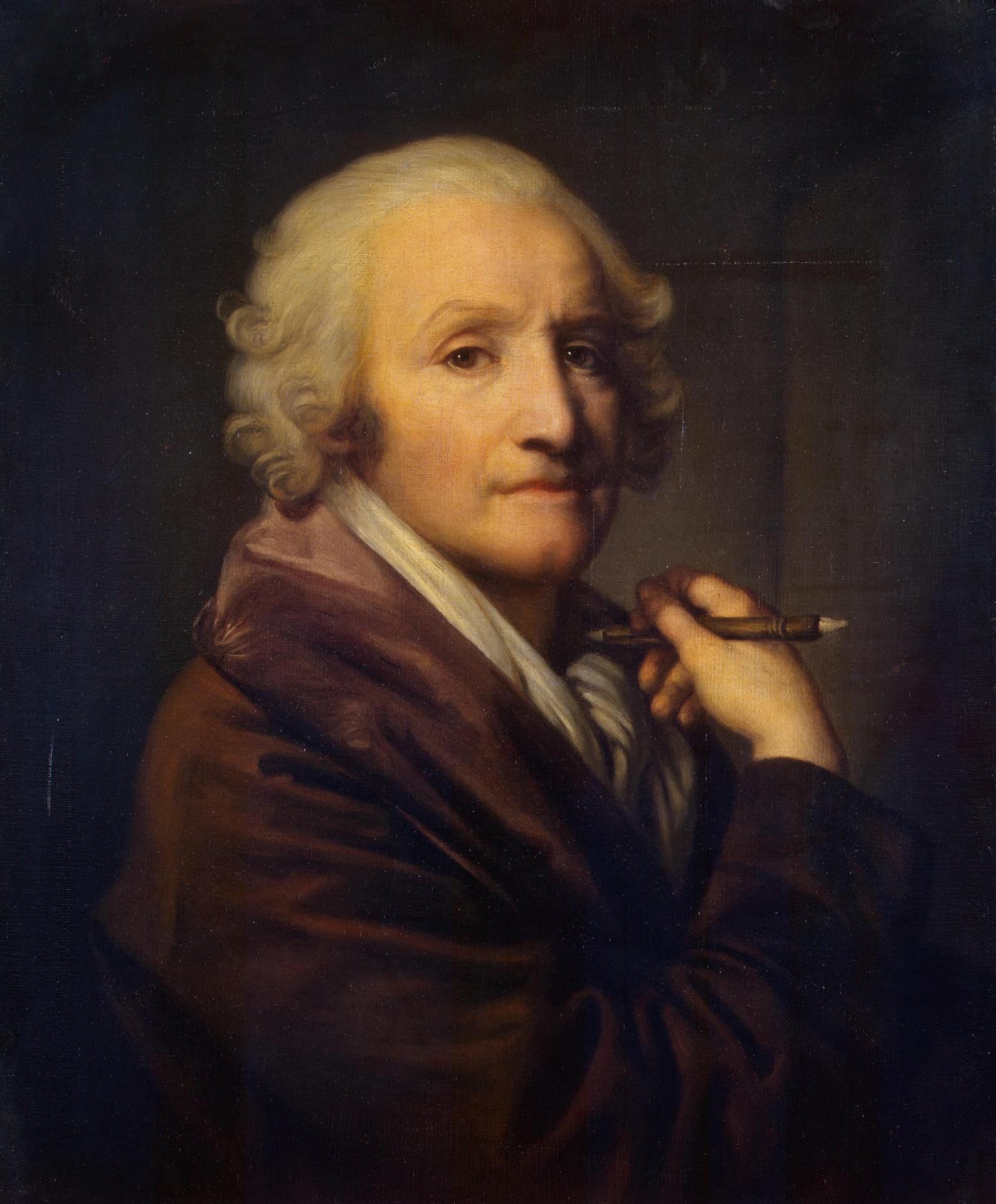 Jean-Baptiste Greuze, Self-Portrait