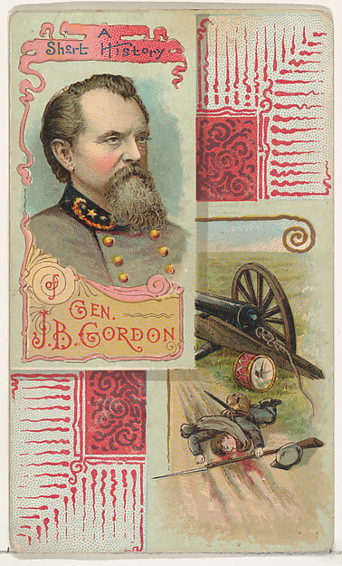 W. Duke, Sons & Co., A Short History: General John Brown Gordon, from the Histories of Generals series (N114) issued by W. Duke, Sons & Co. to promote Honest Long Cut Smoking and Chewing Tobacco