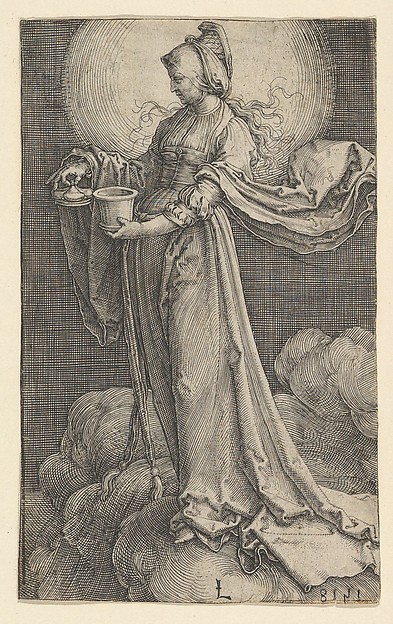 Lucas van Leyden, St. Mary Magdalene on the Clouds