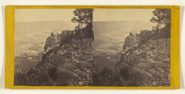 Edward and Henry T. Anthony & Co., The Valley of the Housatonic. In the Summit of Monument Mountain, Stockbridge, (Mass.)