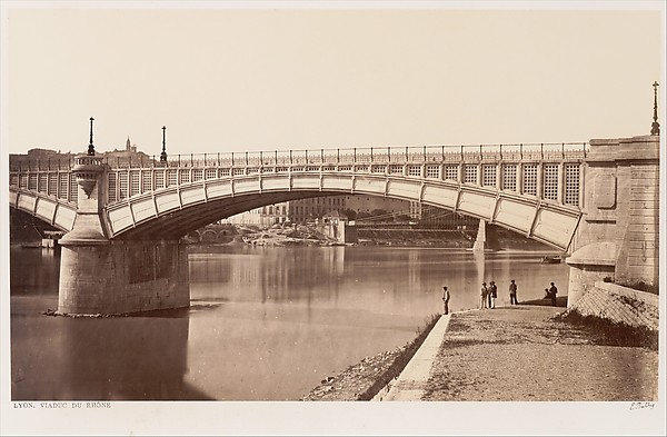 Edouard Baldus, Lyon, Viaduc du Rhône