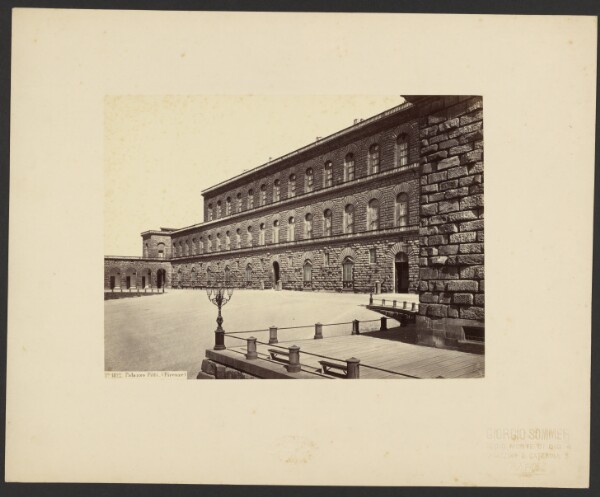 Giorgio Sommer, Pitti Palace, Florence