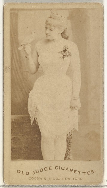 Goodwin & Company, From the Actors and Actresses series (N171) for Old Judge Cigarettes