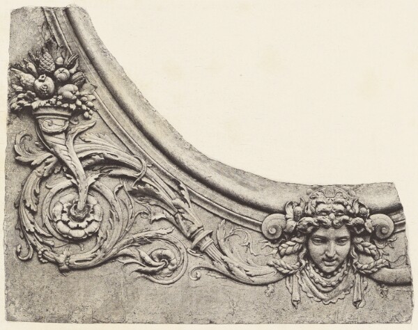 Édouard Baldus, Escalier de la Bibliothèque