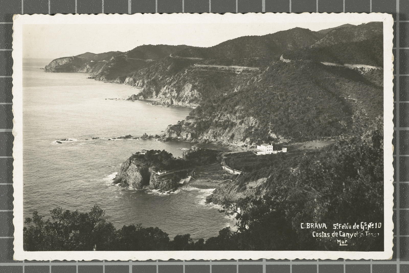 Ricard Mur Dargallo, C. Brava. St. Feliu de Gs Nº10. Costas de Canyet in Tossa.