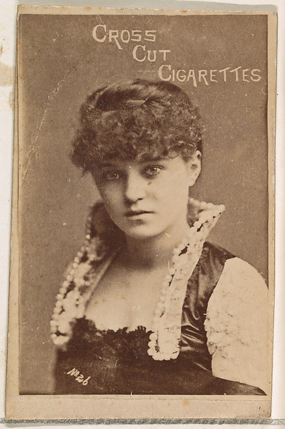 W. Duke, Sons & Co., Card Number 26, from the Actors and Actresses series (N145-1) issued by Duke Sons & Co. to promote Cross Cut Cigarettes