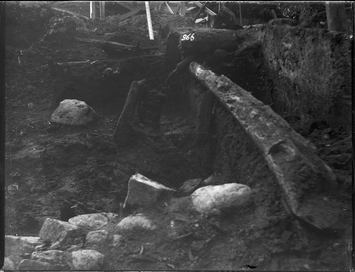 Okänd,, Archaeological excavation, Studentholmen, Uppsala 1907