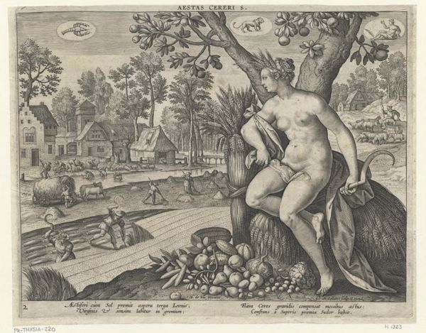 Collaert, Adriaen, (-1618), (printmaker), The four seasons: Summer