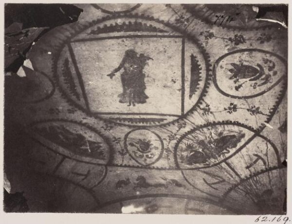 Parker, John Henry, Catacombs - Painted Vault in a Cubiculum of the Jews' Catacomb, c. A.D. 150, in the Vigna Randanini. Allegorical subjects.