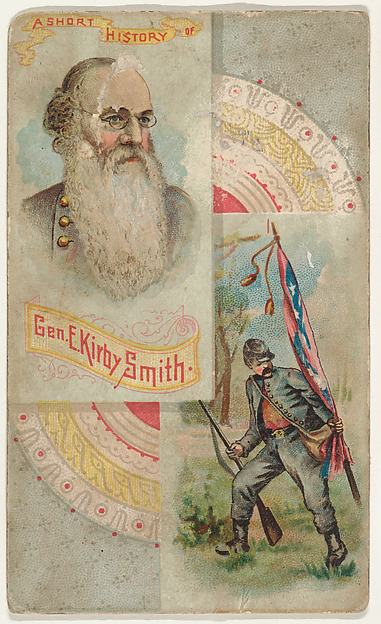 W. Duke, Sons & Co., A Short History of General E. Kirby Smith, from the Histories of Generals series (N114) issued by W. Duke, Sons & Co. to promote Honest Long Cut Smoking and Chewing Tobacco