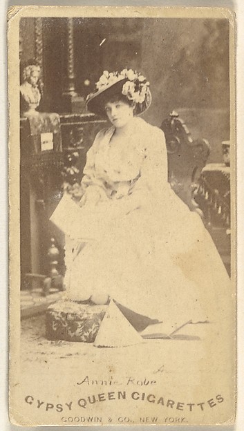 Goodwin & Company, Annie Robe, from the Actors and Actresses series (N171) for Gypsy Queen Cigarettes